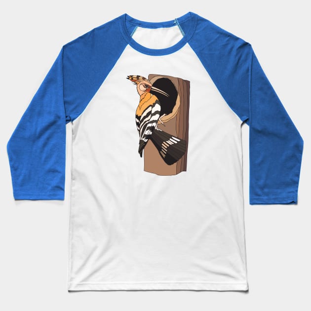 woodpecker-Don't disturb me Baseball T-Shirt by sumanet